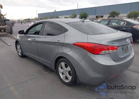 2013 Hyundai Elantra Gls из США, поврежденный, VIN KMHDH4AE6DU898495